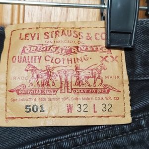 Vintage Levis 501 button fly jeans